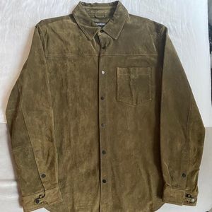 BLANK NYC Suede Shirt Jacket “Left on read”